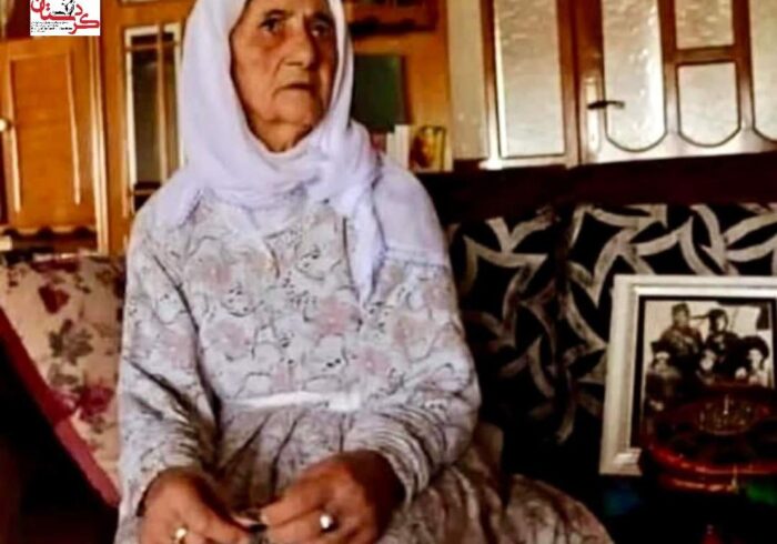 کۆچی خاتوو هەدیە کچی سماییل ئاغای سمکۆ لە شاری ئۆزاپی باکوری کوردستان
