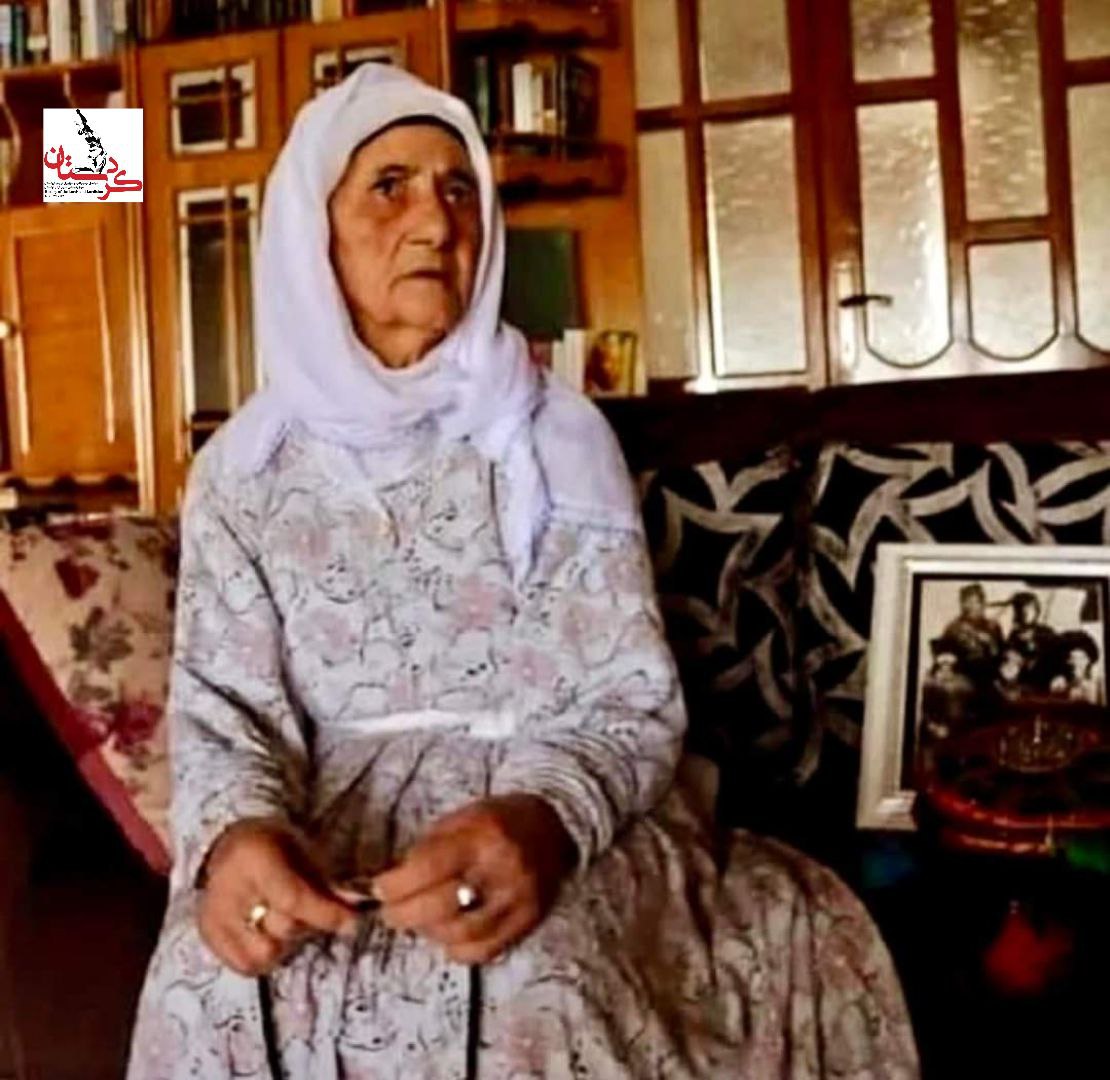 کۆچی خاتوو هەدیە کچی سماییل ئاغای سمکۆ لە شاری ئۆزاپی باکوری کوردستان