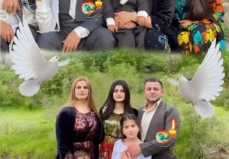 تصویر یکی از خانوادە های مهاجر غرق شدگان سواحل یونان