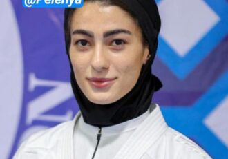 بانوی کرماشانی فینالیست لیگ جهانی کاراته وان هانگژو