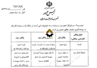 ‏قیمت گازوئیل رسماً سه‌نرخی شد