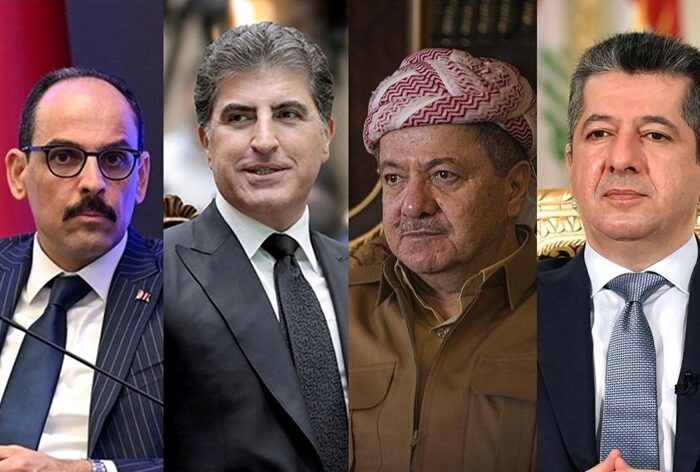 دیدار رئیس سازمان اطلاعات ترکیه با بارزانی ها دیدار رئیس سازمان اطلاعات ترکیه با بارزانی ها