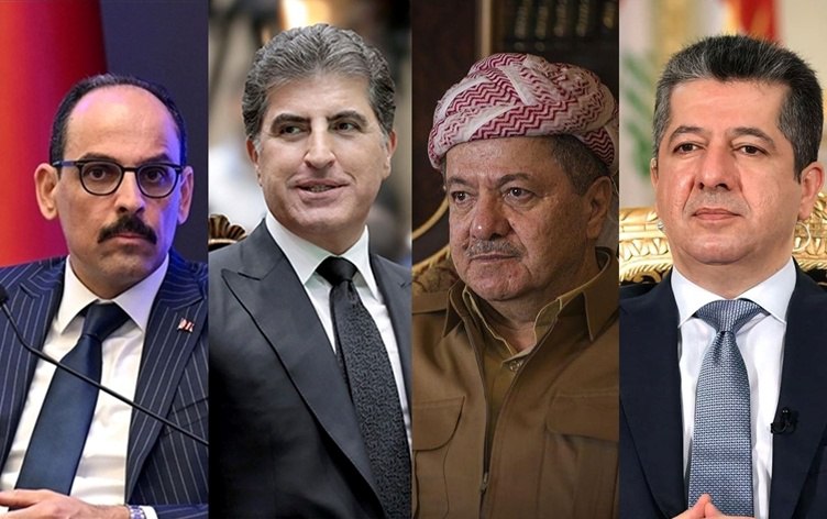 دیدار رئیس سازمان اطلاعات ترکیه با بارزانی ها